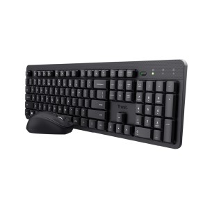 Kit Tastiera IT e Mouse - Trust Ody II - Silent Wireless - Nero