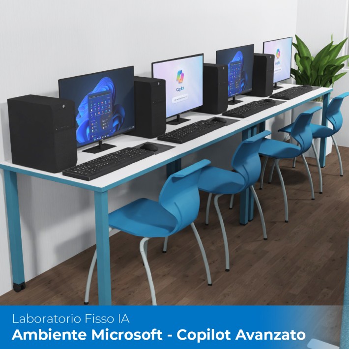 Laboratorio Fisso di AI Microsoft Copilot Avanzato - Un Hub per l'Innovazione degli Studenti