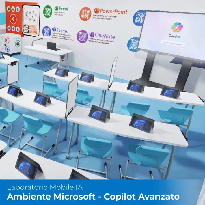 Laboratorio Mobile di AI Microsoft Copilot Avanzato - Un Hub per l'Innovazione degli Studenti