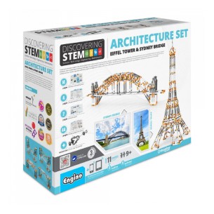 STEM ARCHITECT.SET: EIFFEL TOWER AND SYDNEY BRIDGE