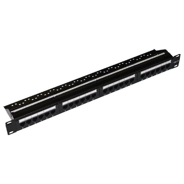 Pannello Patch 19" - UTP - 24 Porte RJ45 - 8...
