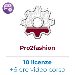 10 Licenze Pro2fashion -  Include 6 ore video corso