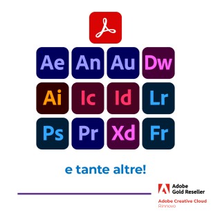 Creative Cloud Enterprise K-12 Disp. Condiviso - Rinnovo - 1 Disp. - VIP EDU - Livello 4...