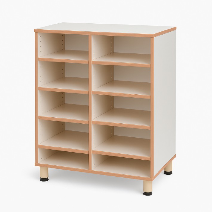 Mobile Cassettiera in Legno con 8 Vani - Dimensioni 72 x 45 x 100 cm