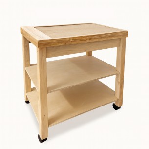 Carrello Disegno/ Pittura in Legno - Dimensioni 46 x 73 x 78 cm