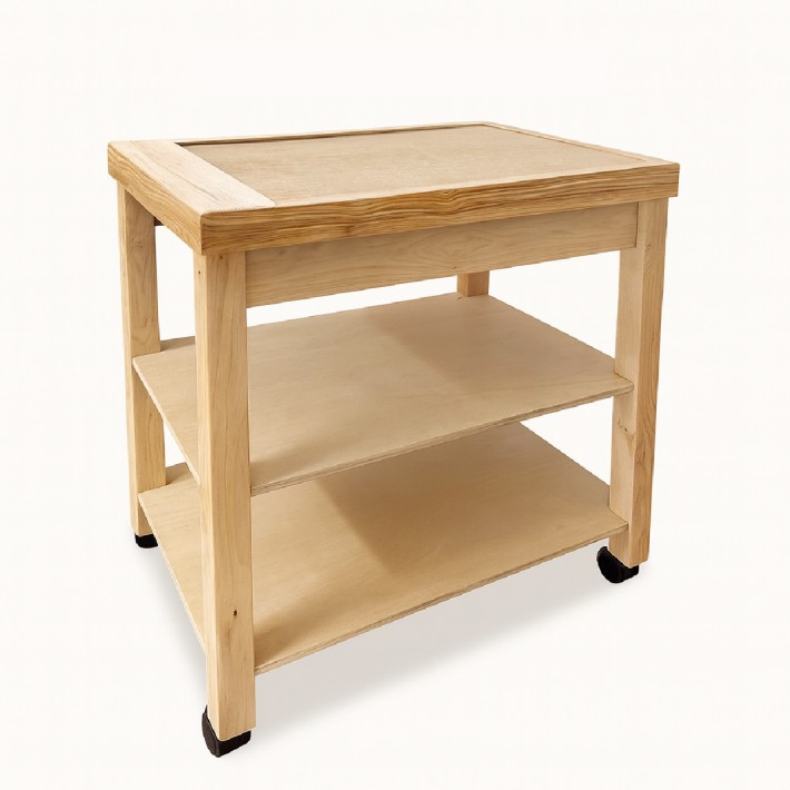 Carrello Disegno/ Pittura in Legno - Dimensioni 46 x 73 x 78 cm