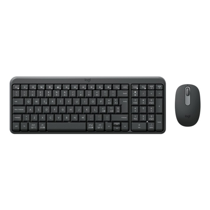 Logitech MK250 Compact Bluetooth Wireless Combo tastiera Mouse incluso Universale RF senza...