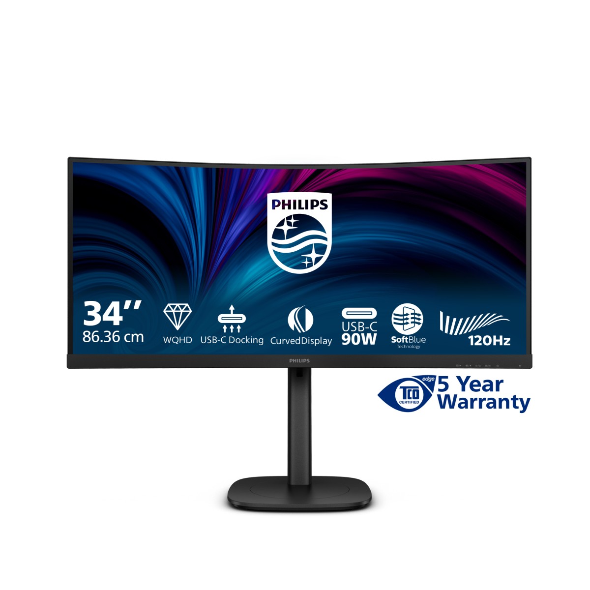 Philips Serie 3000 34B2U3600C/00 Monitor PC 86,4 cm (34