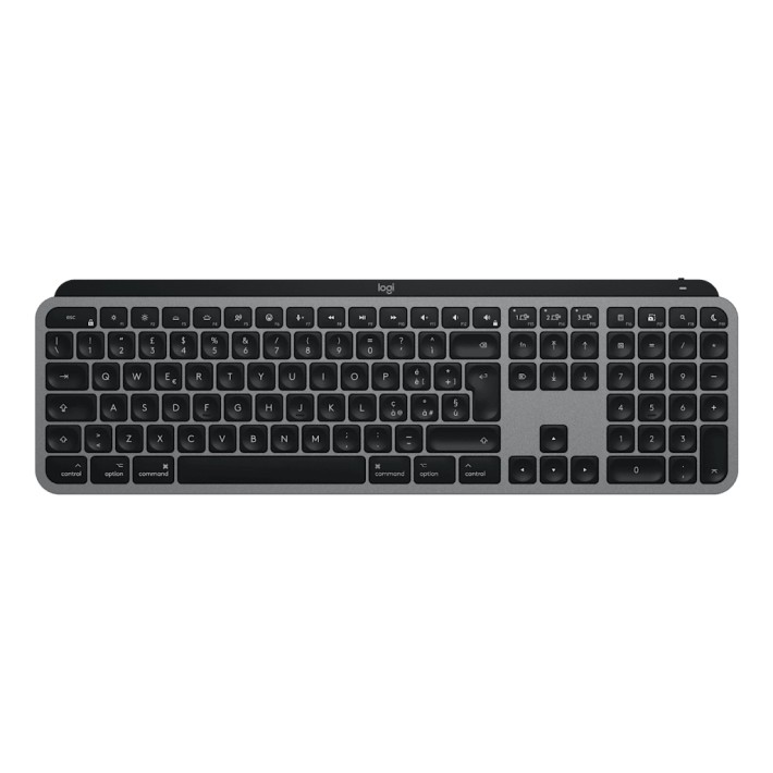 Logitech MX Keys S for Mac tastiera Casa Bluetooth QWERTY Italiano Grigio