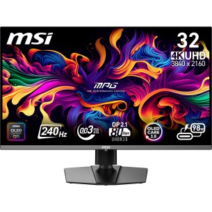 MSI MPG 322URX QD-OLED Monitor PC 80 cm (31.5") 3840 x...