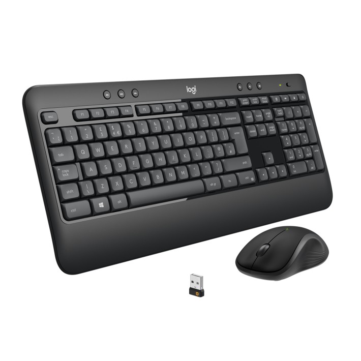 Logitech 920-008685 tastiera Mouse incluso Universale RF Wireless QWERTY US International...