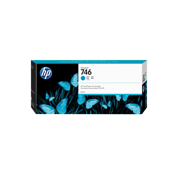 HP Cartuccia di inchiostro ciano 746 DesignJet da 300 ml