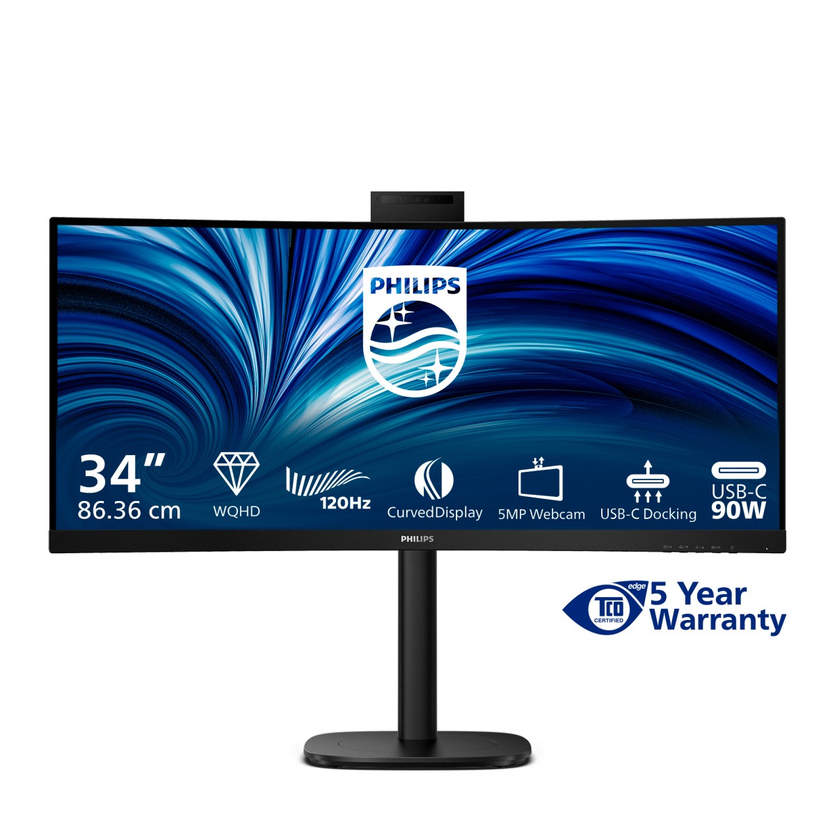 Philips Serie 3000 34B2U3600CH/00 Monitor PC 86,4 cm (34