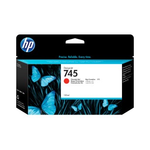 HP Cartuccia Inchiostro Rosso Cromatico DesignJet 745,...