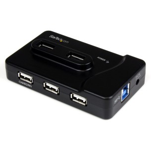 StarTech.com Hub combo USB 3.0/2.0 a 6 porte con porta di...