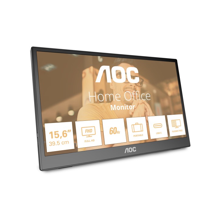 AOC 16T3EA TV e monitor portatile Nero 39,6 cm...