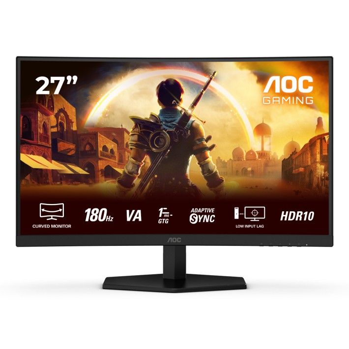AOC G4 C27G42E Monitor PC 68,6 cm (27") 1920 x 1080 Pixel Full HD LED Nero, Rosso