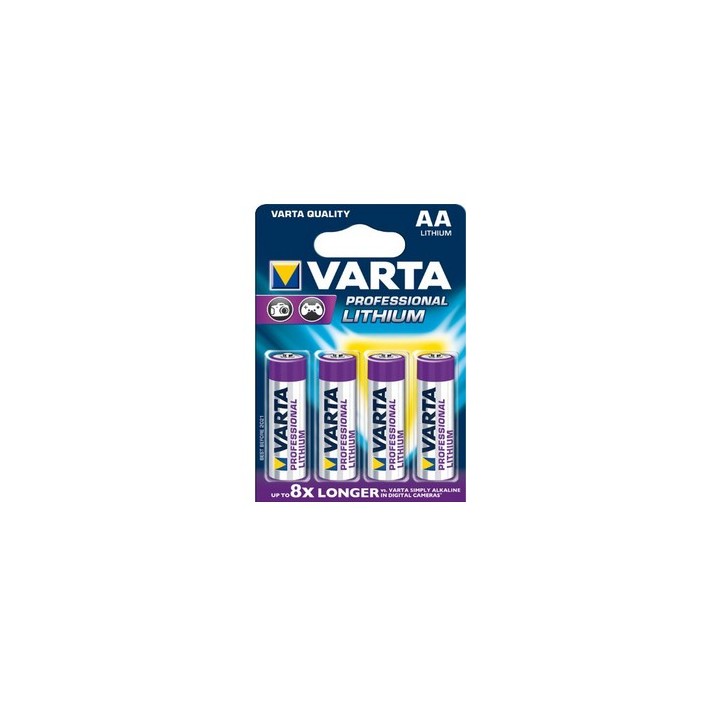 Varta 4x AA Lithium Batteria monouso Stilo AA Litio