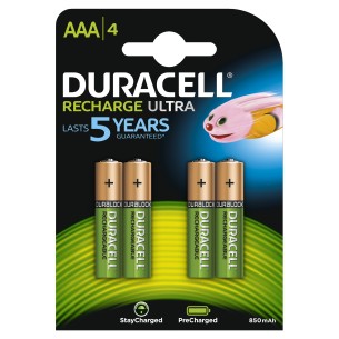 Duracell StayCharged AAA (4pcs) Batteria ricaricabile...