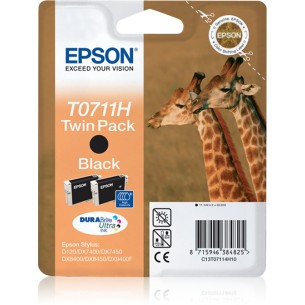 Epson Giraffe Confezione doppia Nero T0711H Inchiostri...