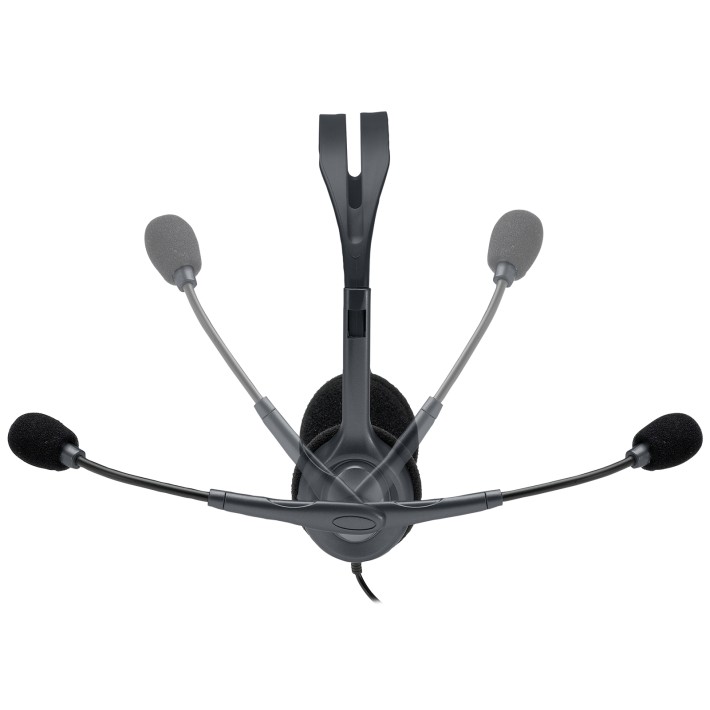 Logitech 981-000593 cuffia e auricolare Cablato A Padiglione Ufficio Nero