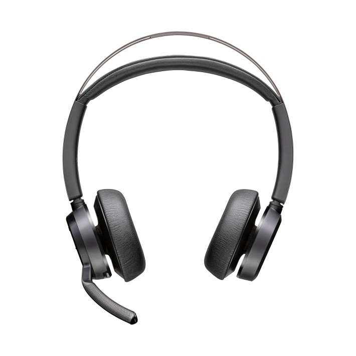 Poly Voyager Focus 2 USB-C-C Headset +USB-C/A Adapter +Charging Stand