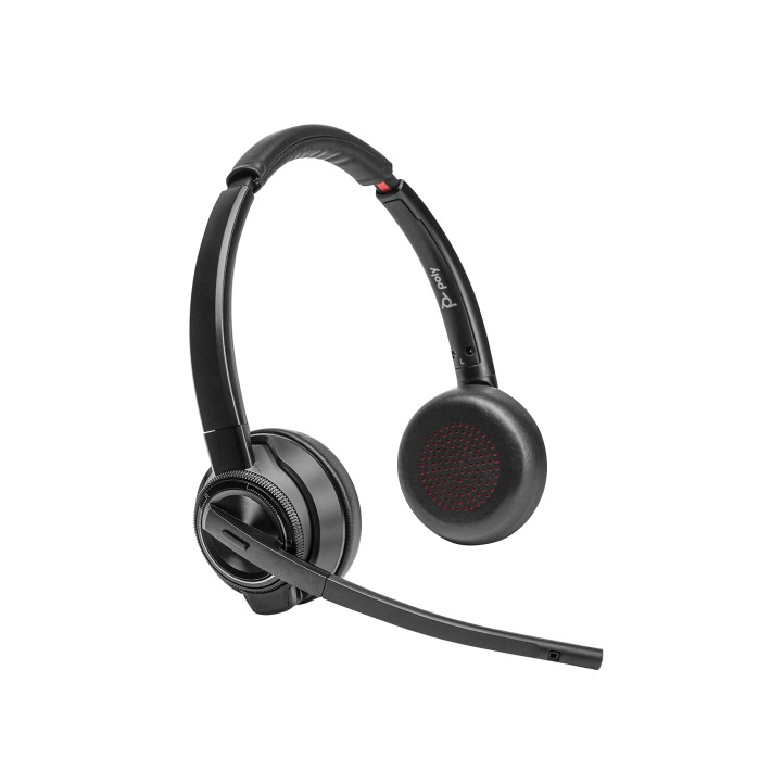 Poly Cuffie stereo per ufficio Savi 8420 DECT 1880-1900 Mhz certificate per Microsoft Teams