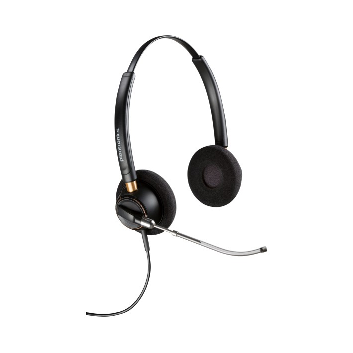 Poly Cuffie EncorePro 520V binaurali VoiceTube + Quick Disconnect