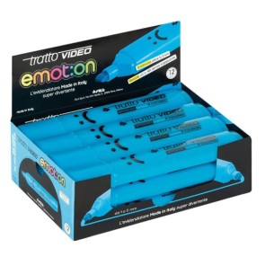 Tratto F832305 evidenziatore 12 pz Aqua