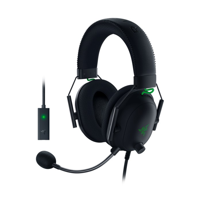 Razer Blackshark V2 Auricolare Cablato A Padiglione Gaming Nero, Verde