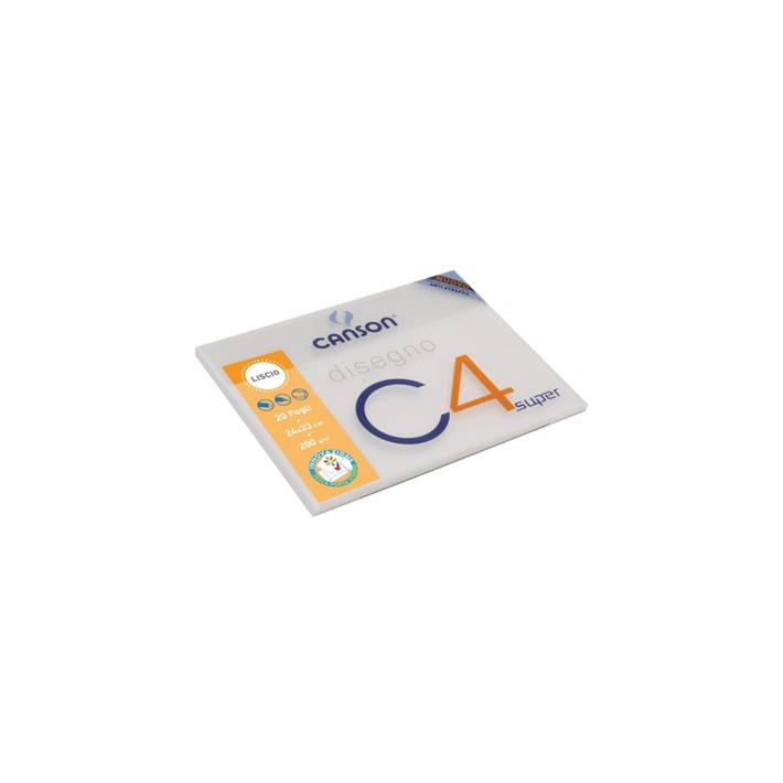Canson C4 SUPER Blocco di carta da disegno 20 fogli