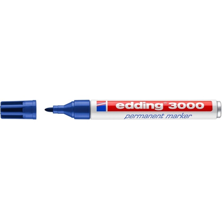 Edding 3000 marcatore permanente Tipo di punta Blu