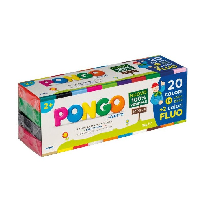 Giotto F601000 composto per ceramica e modellazione Argilla da modellazione 1 kg Colori...