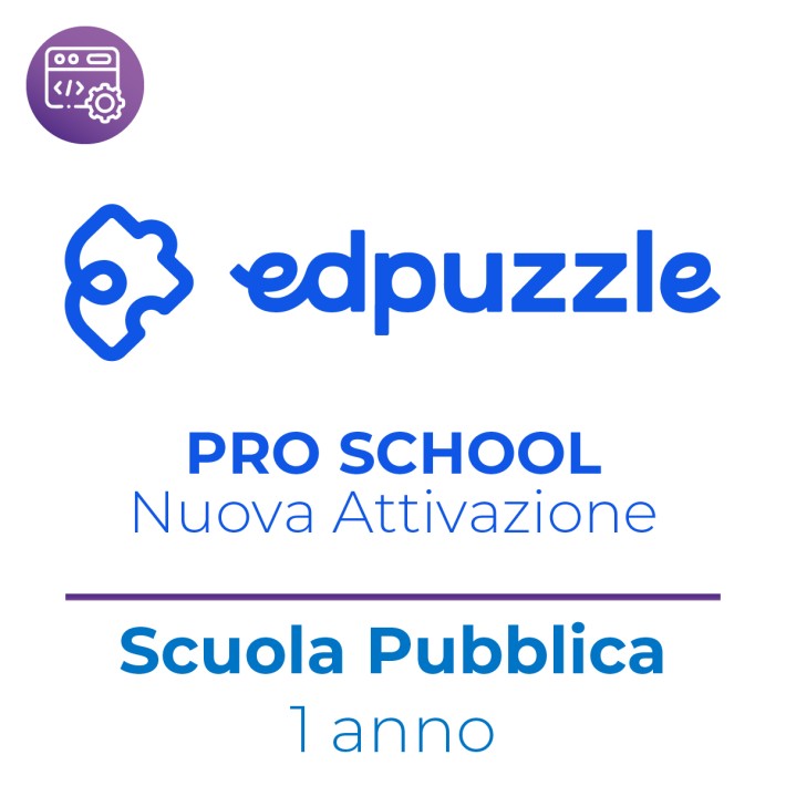 EdPuzzle Pro School - Nuova Attivazione - Scuola Pubblica - Docenti e Studenti illimitati -...