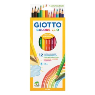 Giotto F278300 pastello colorato Colori assortiti 12 pz
