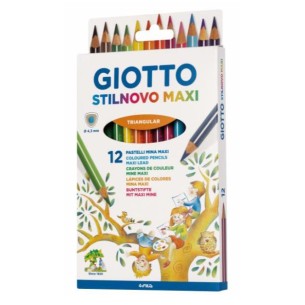 Giotto F225900 pastello colorato Colori assortiti 12 pz