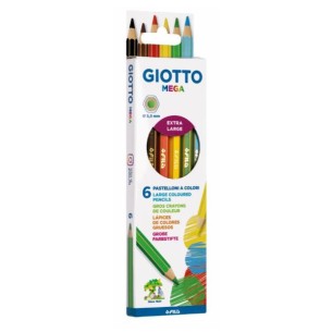 Giotto F225800 pastello colorato Colori assortiti 6 pz