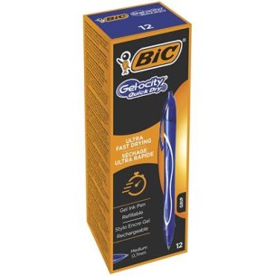 BIC Gel-ocity Quick Dry Blu Penna a sfera retrattile a...