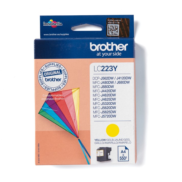 Brother LC223Y cartuccia d'inchiostro 1 pz...