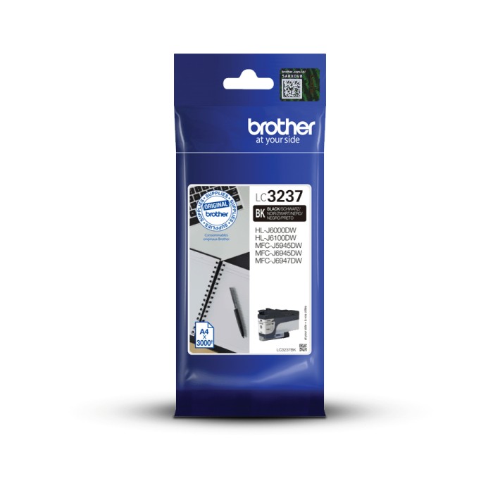 Brother LC3237BK cartuccia d'inchiostro 1 pz...