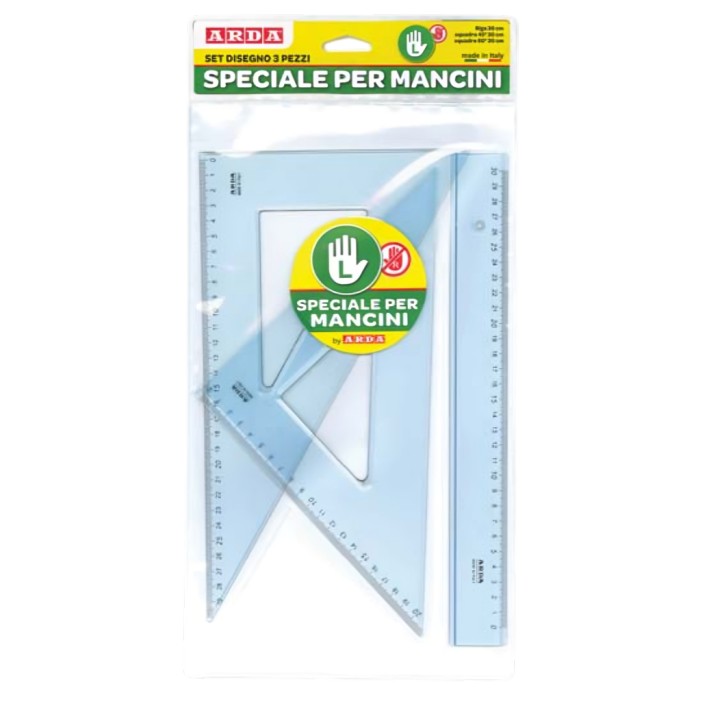 ARDA 704303MAN set di righelli 3 pz