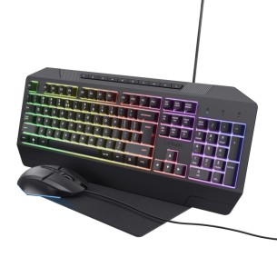 Trust GXT 791 tastiera Mouse incluso Gaming USB QWERTY...