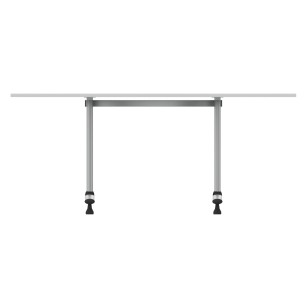 Tavolo Tiglio Fisso Semicerchio in Melaminico con Piedini... 2