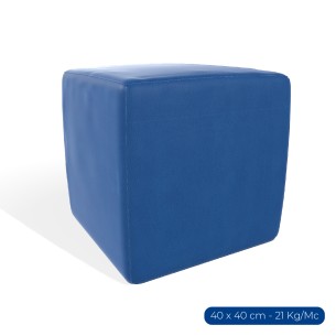 Forma Morbida Flora Cubo in Similpelle Ignifuga -...