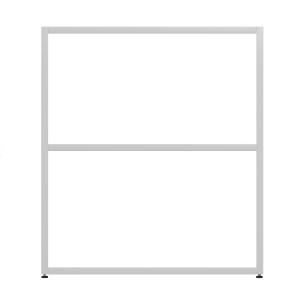 Armadiatura Aperta Edera Base Rettangolare a 2 Comparti -... 2