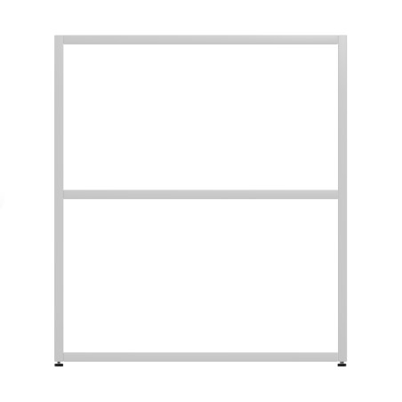 Armadiatura Aperta Edera Base Rettangolare a 2 Comparti - Dimensioni 70,8 x 45 x 79 cm -...