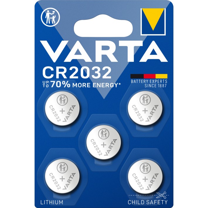 Varta LITHIUM Coin CR2032 (Batteria a bottone,...