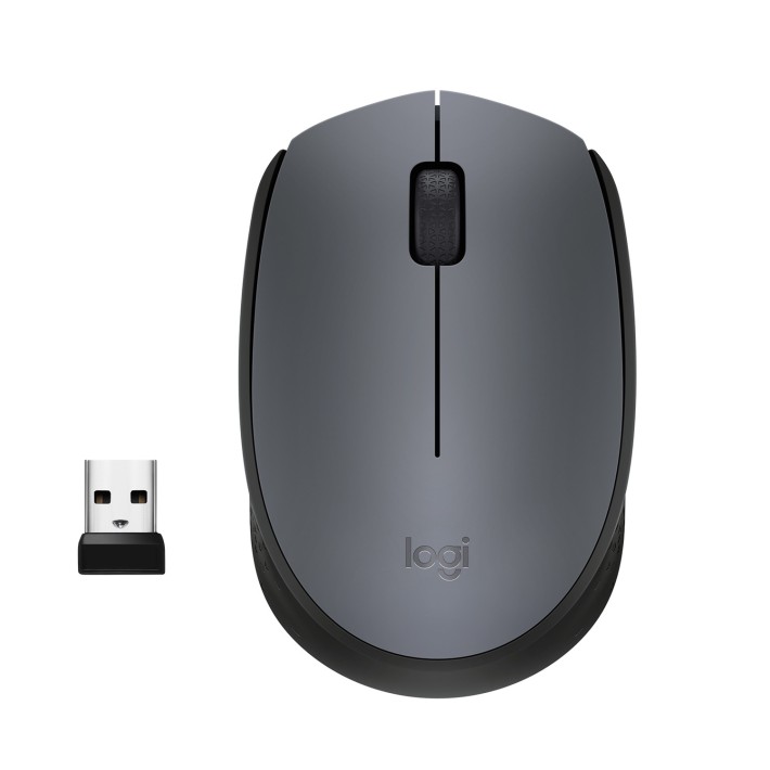Logitech M170 Grey-K mouse Ufficio Ambidestro...