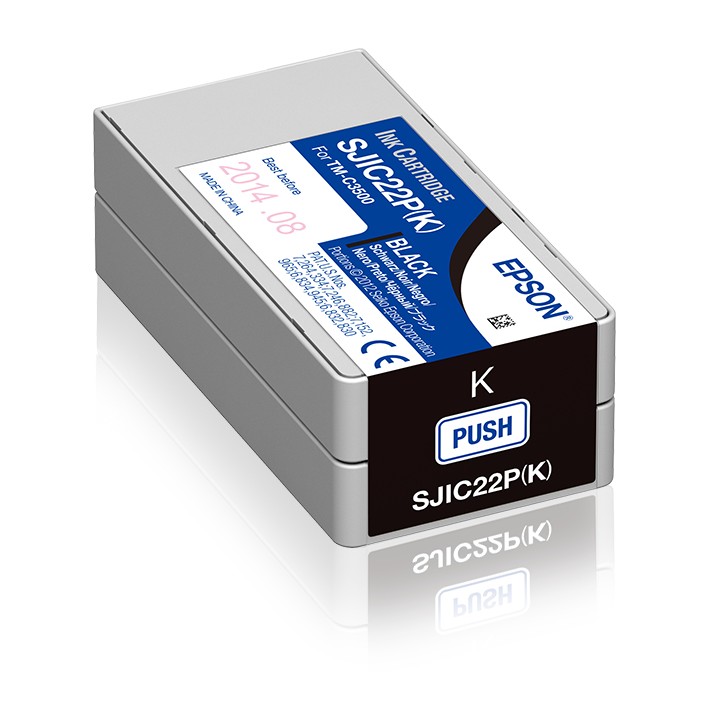 Epson SJIC22P(K): Ink cartridge for ColorWorks...