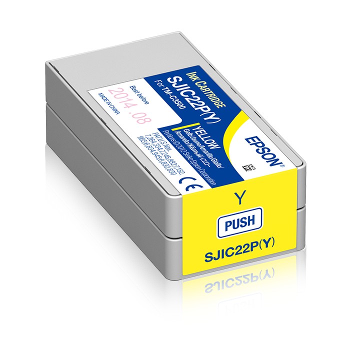 Epson SJIC22P(Y): Ink cartridge for ColorWorks...